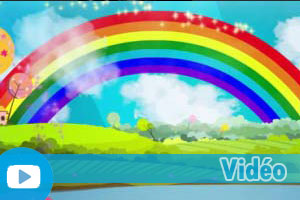 Exercices d'Anglais Gratuits - Quiz - Moyen - Vidéo - Rainbow Colors Song - Learn Colors For Children