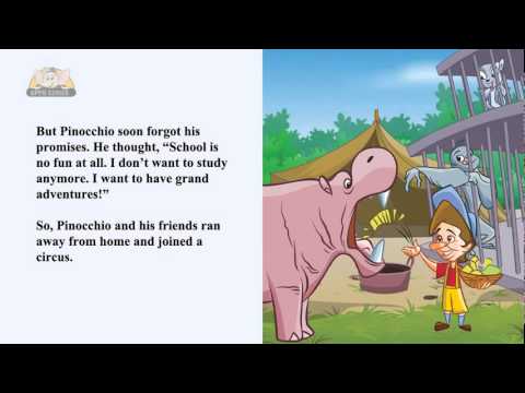 Pinocchio : Lire et écouter des Livres en Anglais (English Talking Book)