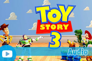 Exercices d'Anglais Gratuits - Quiz - facile - Audio - Toy Story 3 